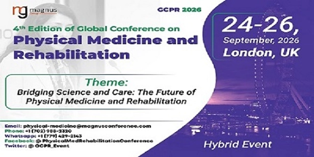 4th Edition of Global Conference on Physical Medicine and Rehabilitation